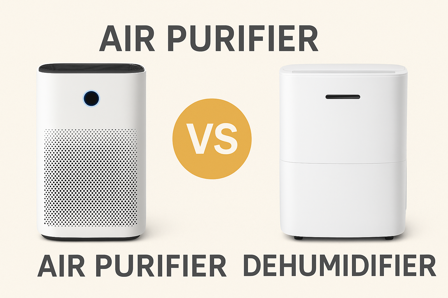 air purifier vs dehumidifier